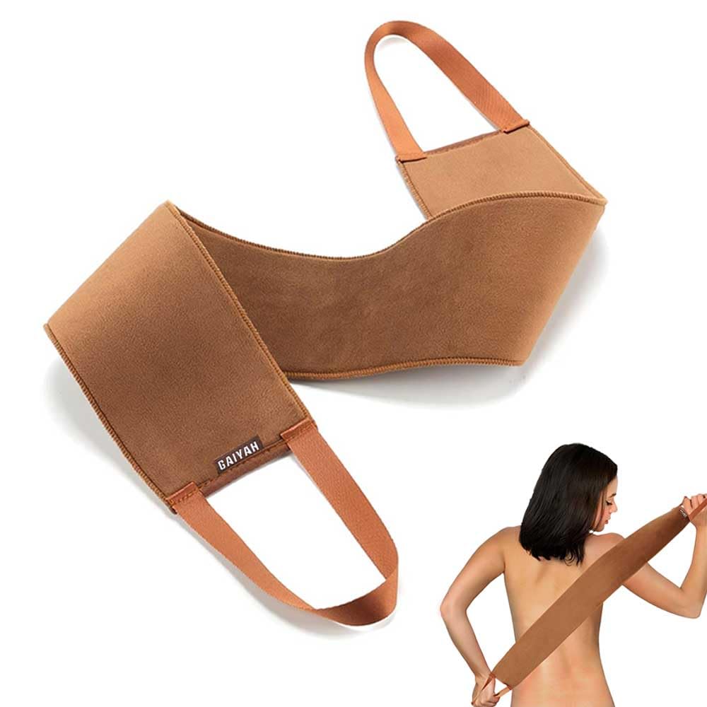 GAIYAH Self Tanning Mitt for Back - Fake Tan Applicator Mitt for Even & Streak-Free Tan | Perfect for Sunless Tanning at Home, Salon, or Vacation