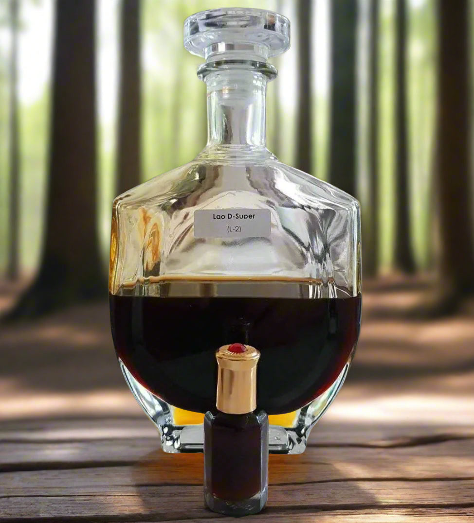 Premium 50-Year-Old Laos Dark Oud Supreme Crassna Agarwood Essential Oil - 12ML (1 Tola) Limited Edition for Aromatherapy, Meditation & Luxury Perfume Making