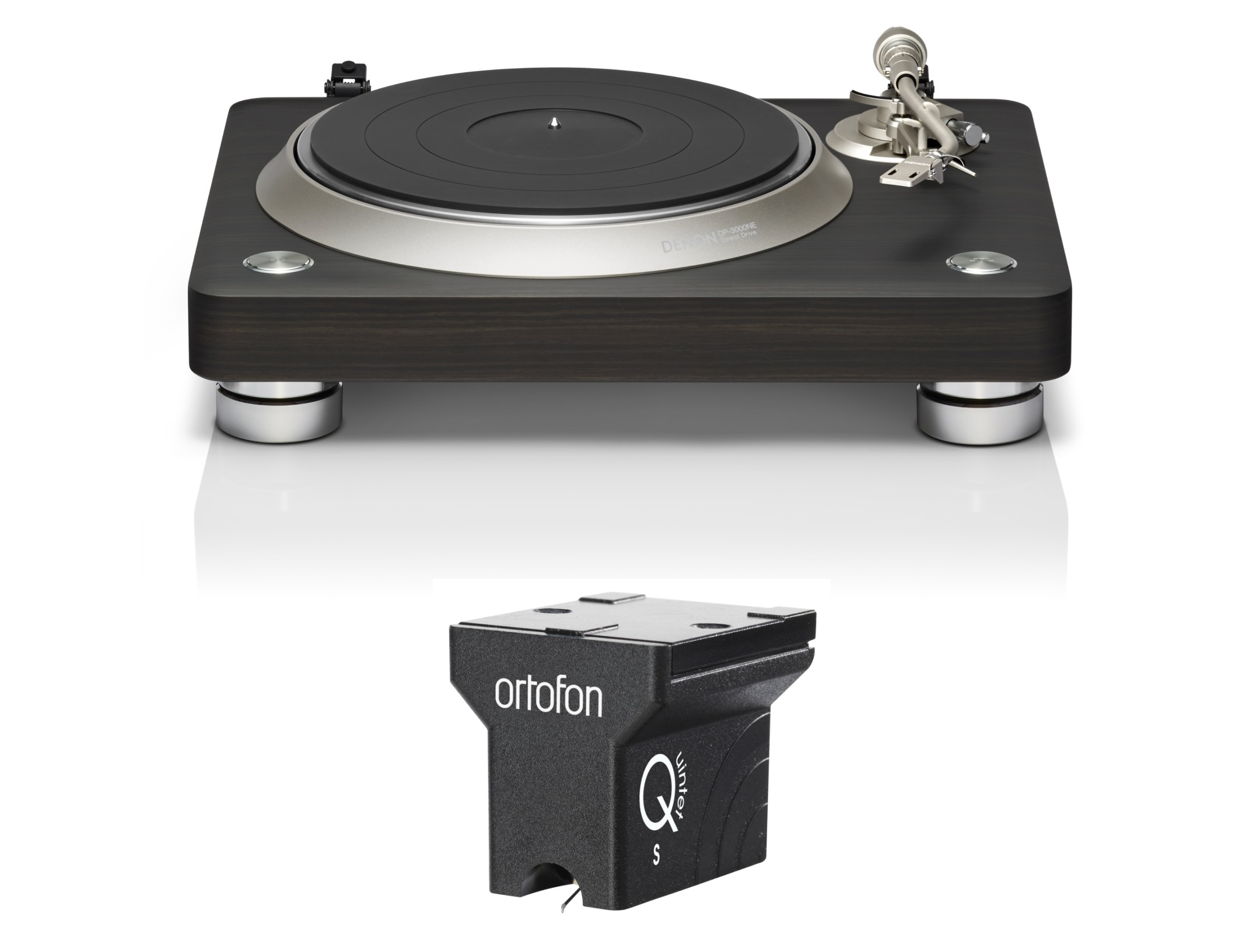 Denon DP-3000NE Premium Direct Drive Hi-Fi Turntable with Pre-Installed Phono Cartridge - High-End Vinyl Record Player for Audiophiles & Home Entertainment Systems