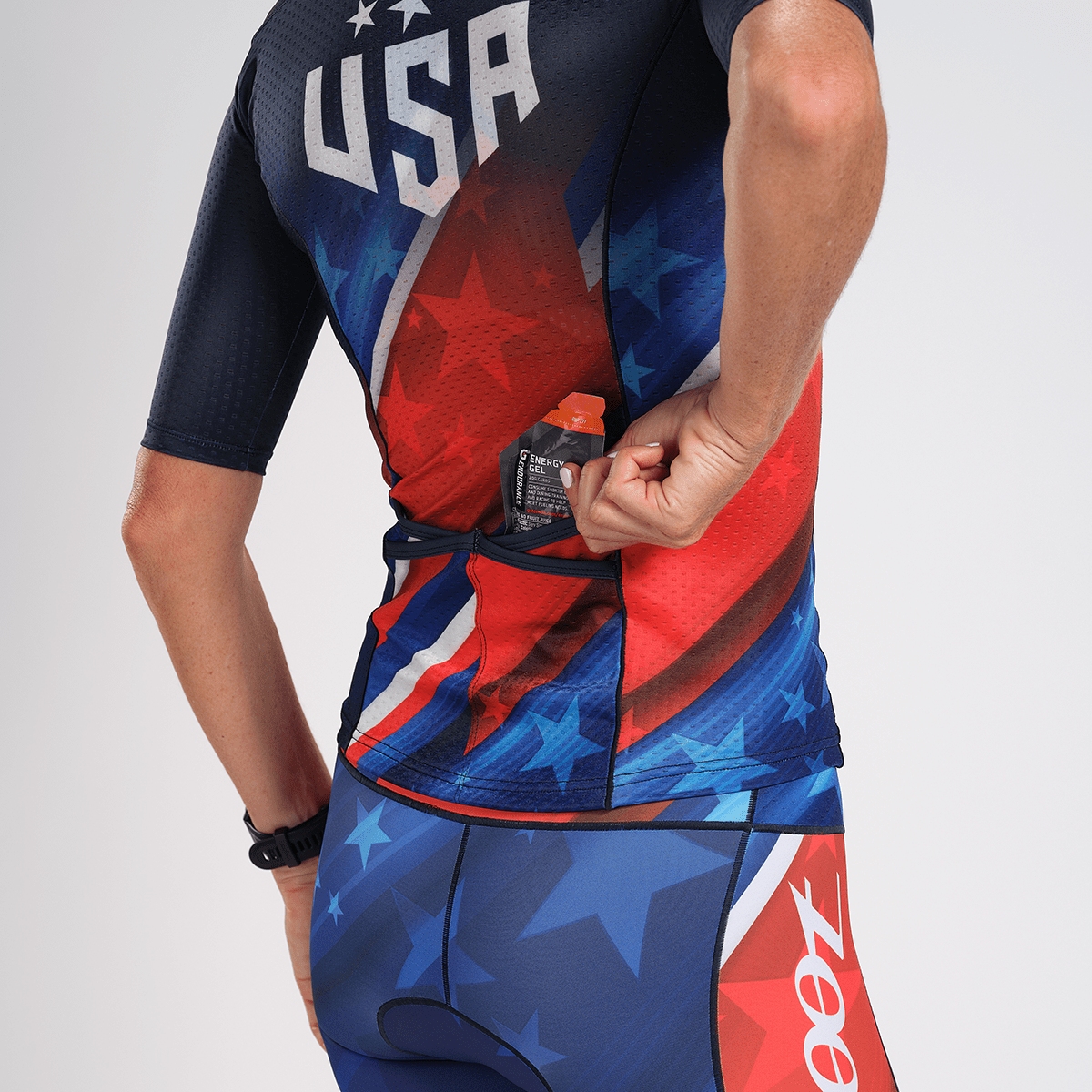 Women's Limited Edition Tri Aero Jersey - High Performance Cycling Top for USA - Perfect for Triathlons, Road Racing & Training