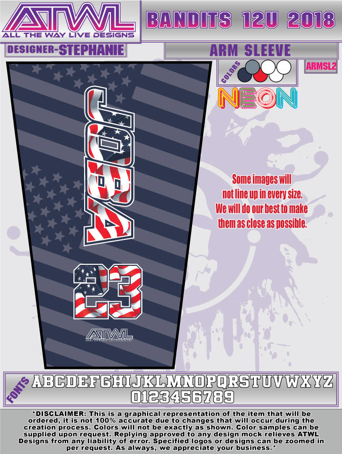 Bandits 12U Compression Arm Sleeve for Baseball & Basketball - Moisture Wicking, UV Protection & Muscle Support - Perfect for Training, Games & Outdoor Sports