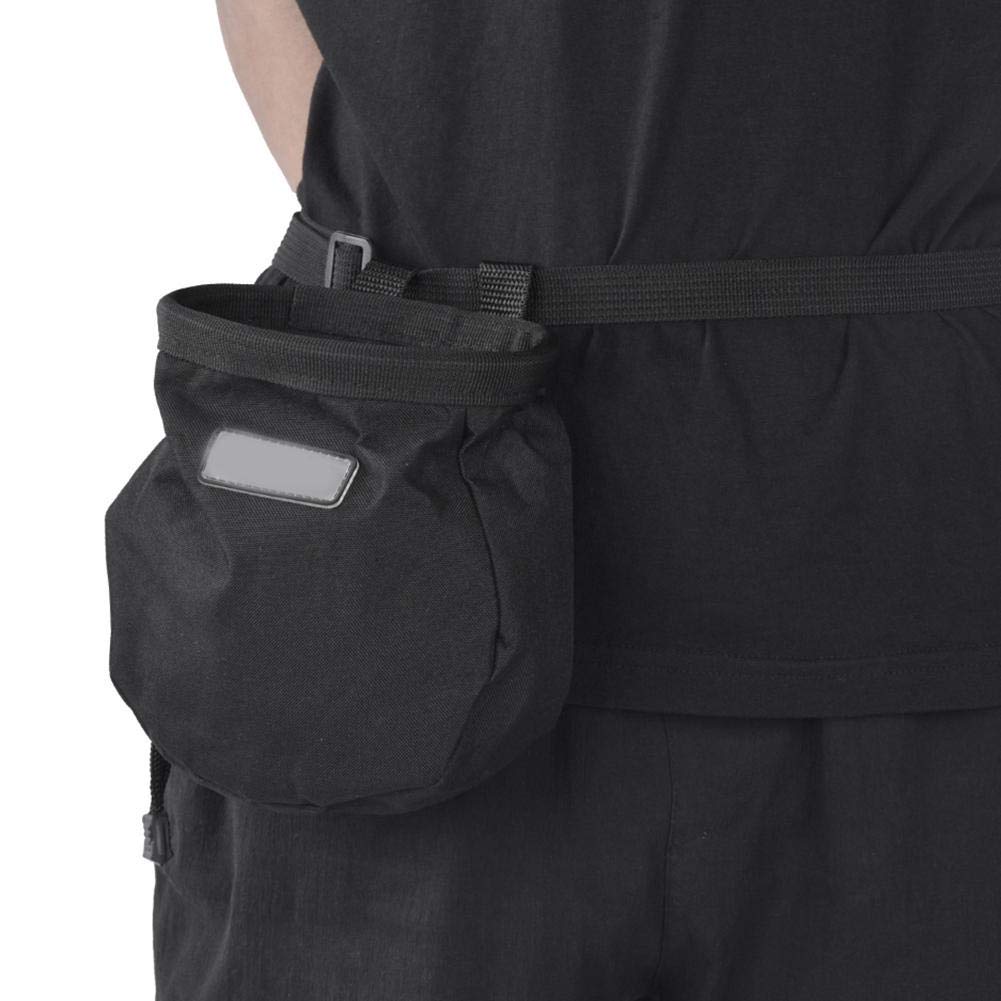 Best Rock Climbing Chalk Bag with Zipper - Durable Metal Powder Pouch for Outdoor Climbing & Bouldering - Waist Belt Chalk Storage for Gym Training & Sports