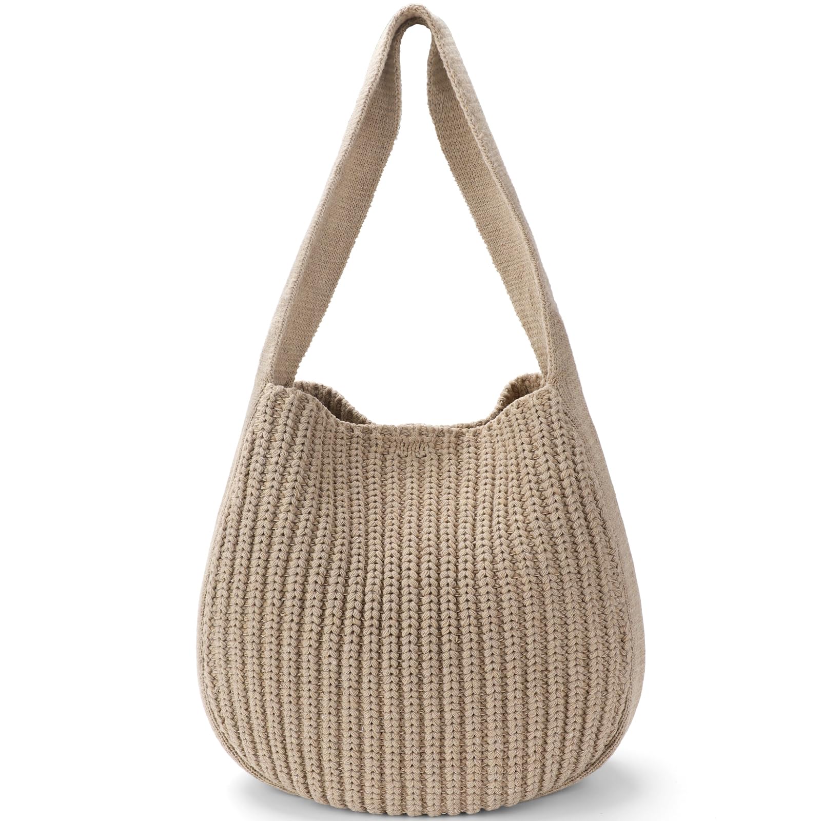 Hatisan Crochet Bags for Women - Stylish Summer Beach Tote Bag, Bohemian Knit Purse for Travel, Shopping & Picnic - Perfect for Beach Outings, Farmers Markets & Festival Fashion