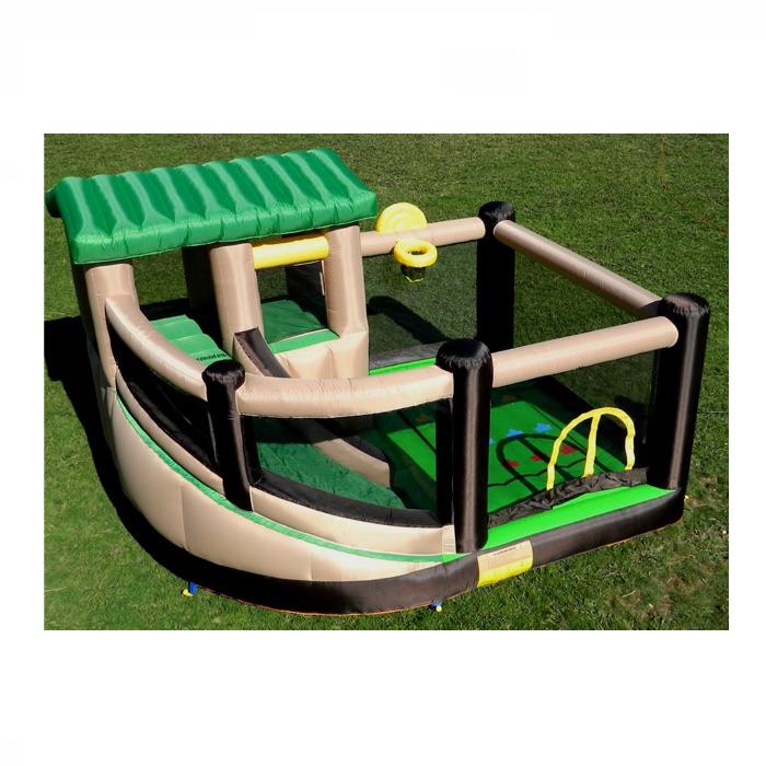 Island Hopper Fort All Sport Bounce House - Inflatable Play Center for Kids Birthday Parties, Backyard Fun & Outdoor Events | Waterproof Jumping Castle for Toddlers & Children