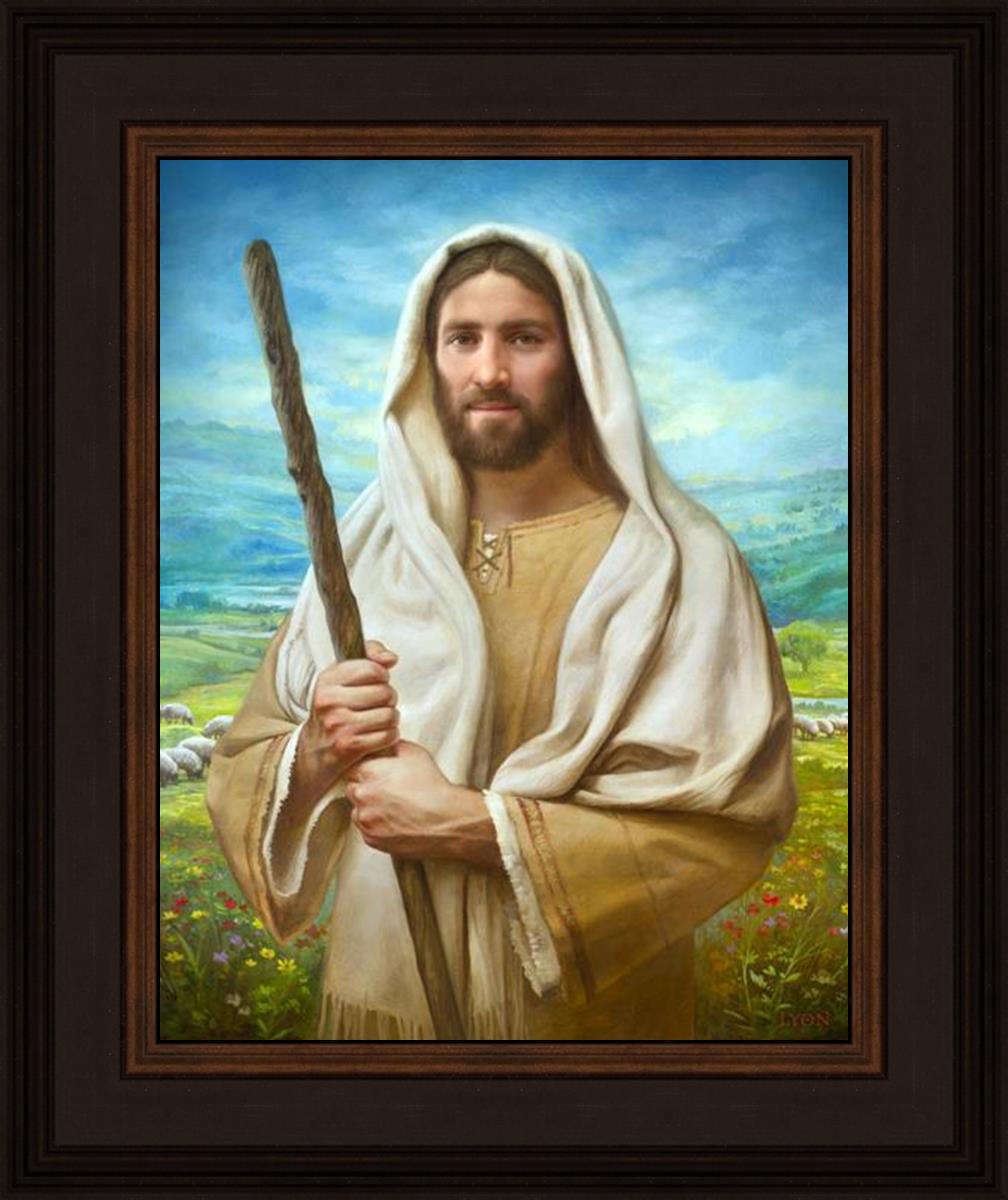 Feed My Sheep by Howard Lyon - Inspirational Christian Art Print for Home, Office & Church Decor - Perfect for Gifts & Spiritual Encouragement