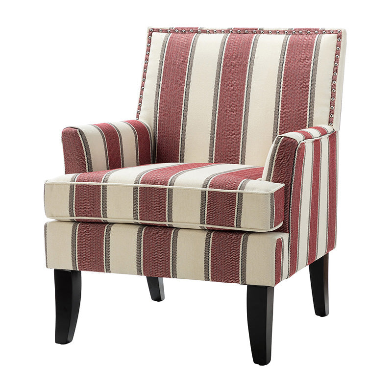 Bradley Armchair - Modern Accent Chair for Living Room, Bedroom & Office - Comfortable Upholstered Lounge Chair with Sturdy Wooden Legs - Perfect for Relaxing, Reading & Decorating Your Home