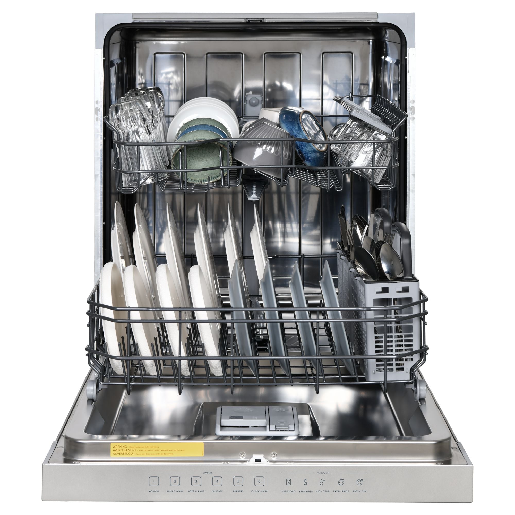 Kenmore 24 Inch Built-In Dishwasher with UltraWash System, SmartWash & SmartDry Technology - Perfect for Large Families & Entertaining Guests