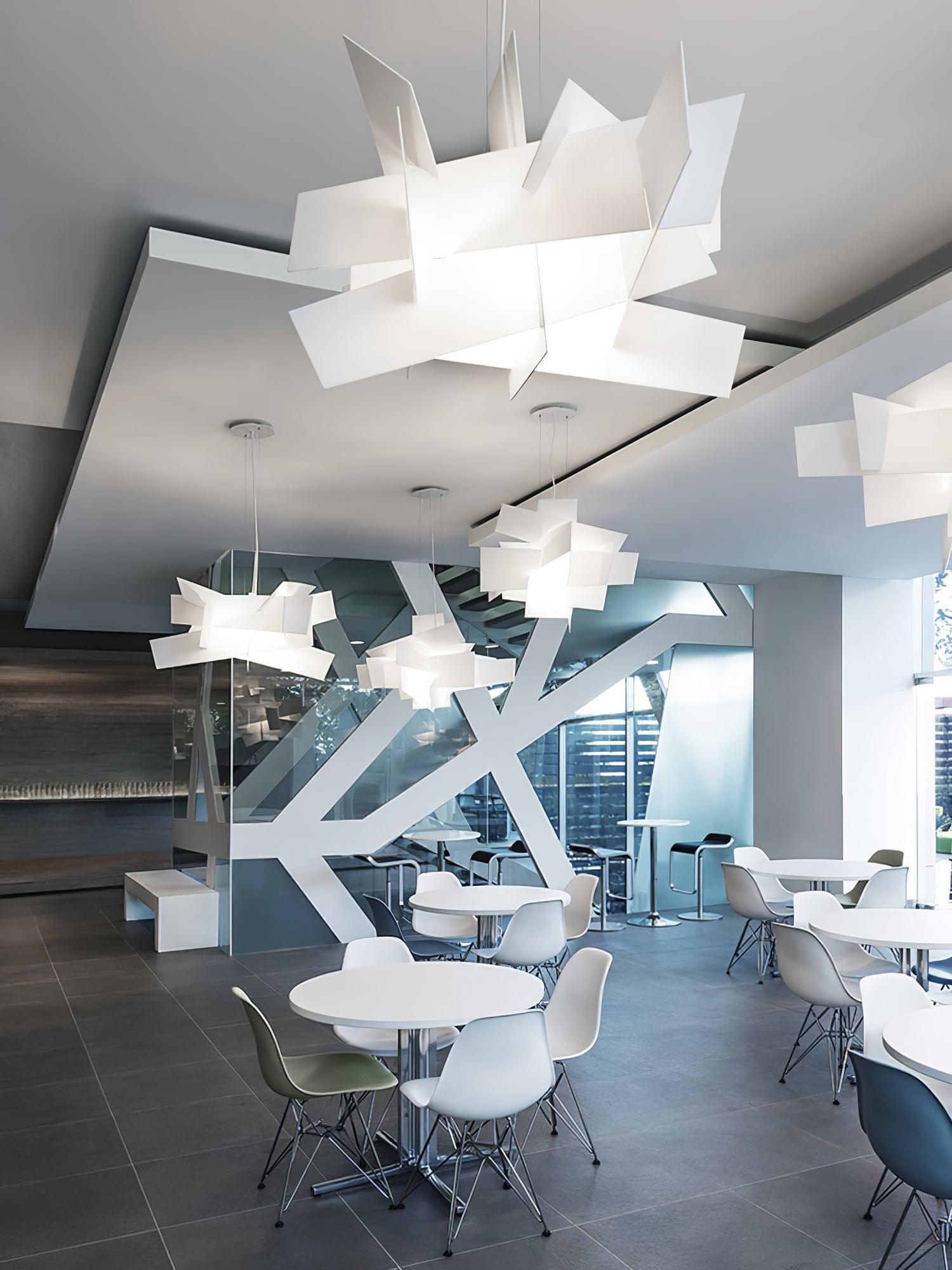 Modern Big Bang Pendant Light Fixture - Industrial Style Ceiling Hanging Lamp for Dining Room, Kitchen Island & Living Room Decor