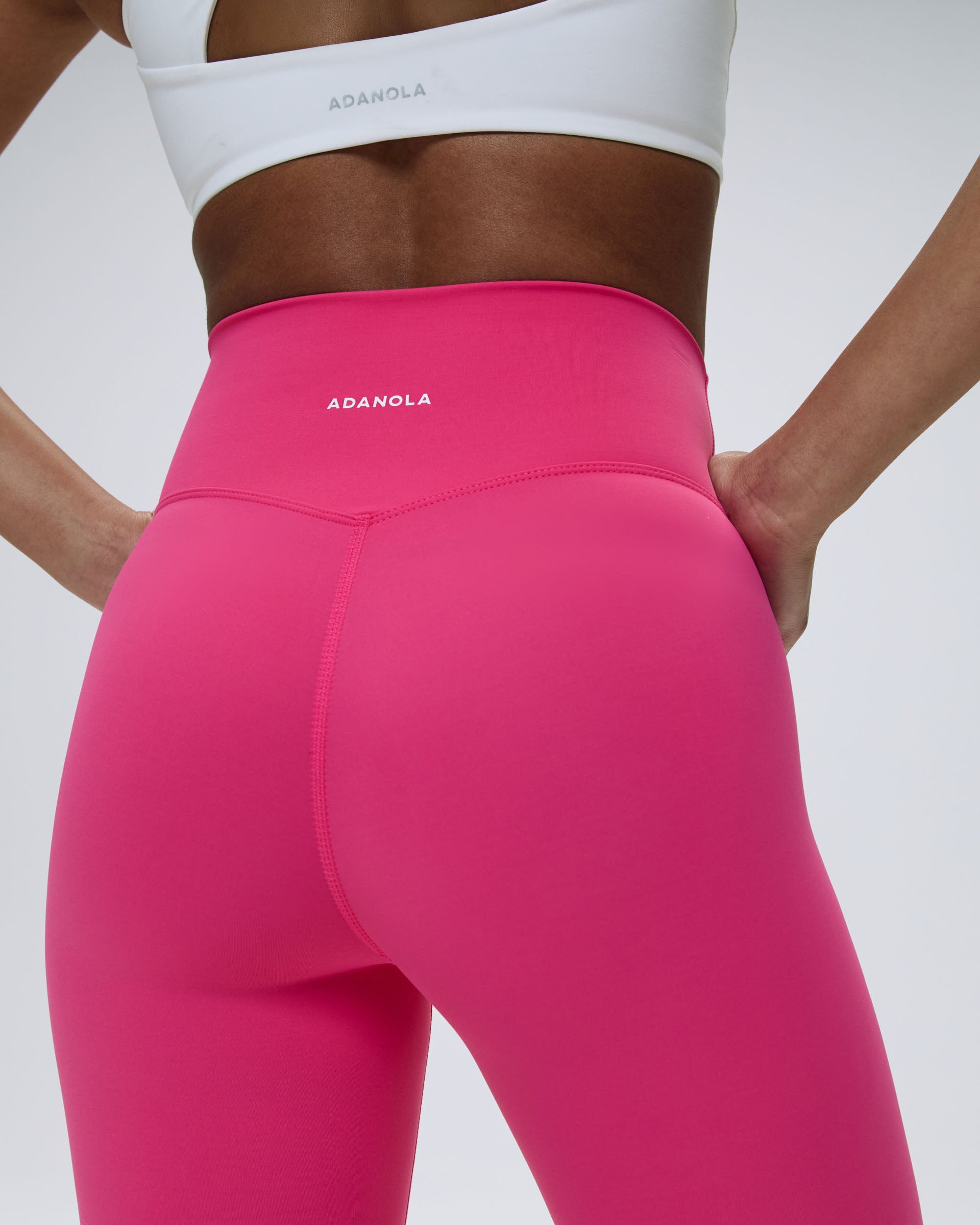 Best High-Waisted Yoga Leggings for Women - Hot Pink, Stretchy & Comfortable Workout Pants for Running, Gym & Lounge