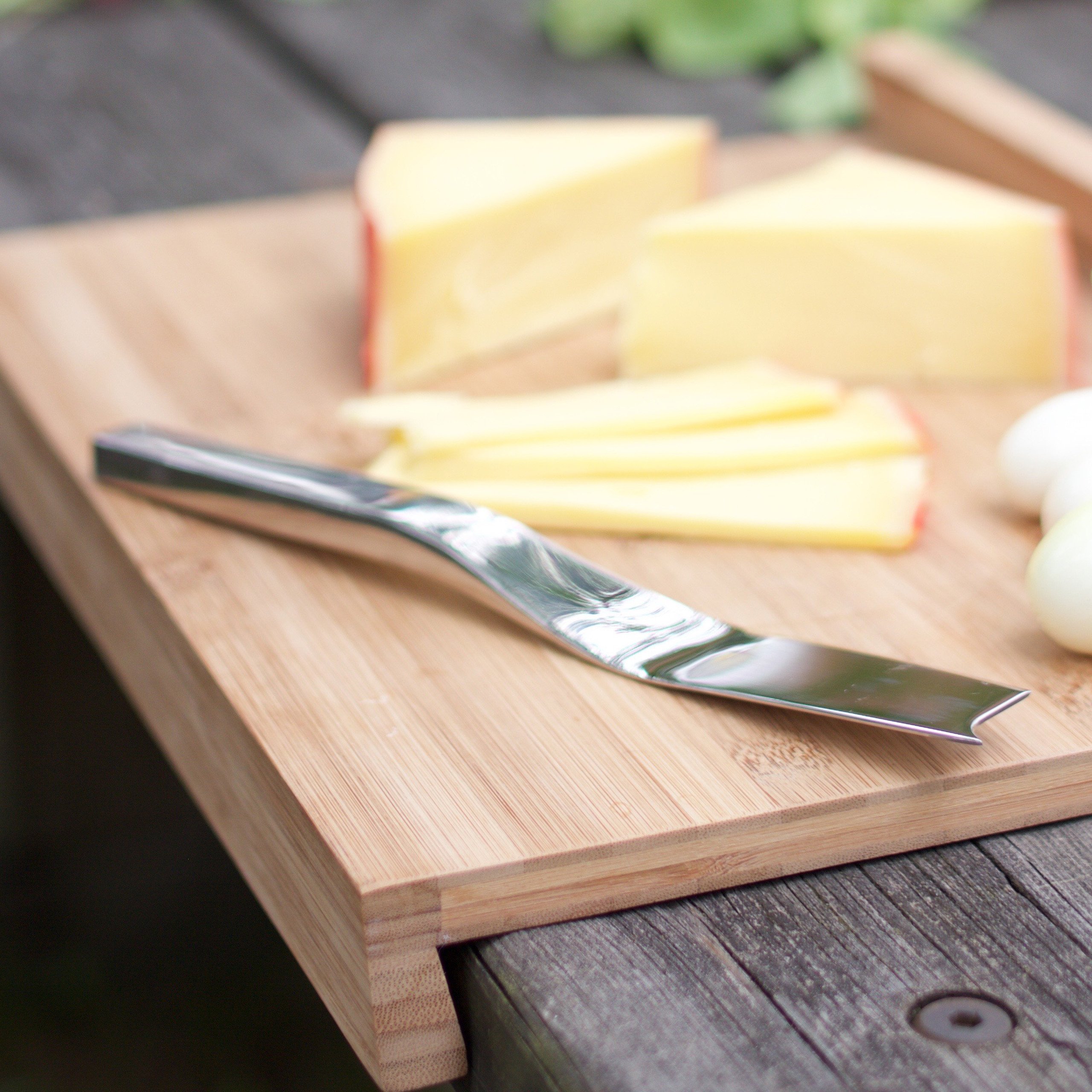 Premium Stainless Steel Cheese Knife Set - Sharp Durable Blades for Hard & Soft Cheeses - Perfect for Charcuterie Boards, Wine Pairings & Gourmet Entertaining