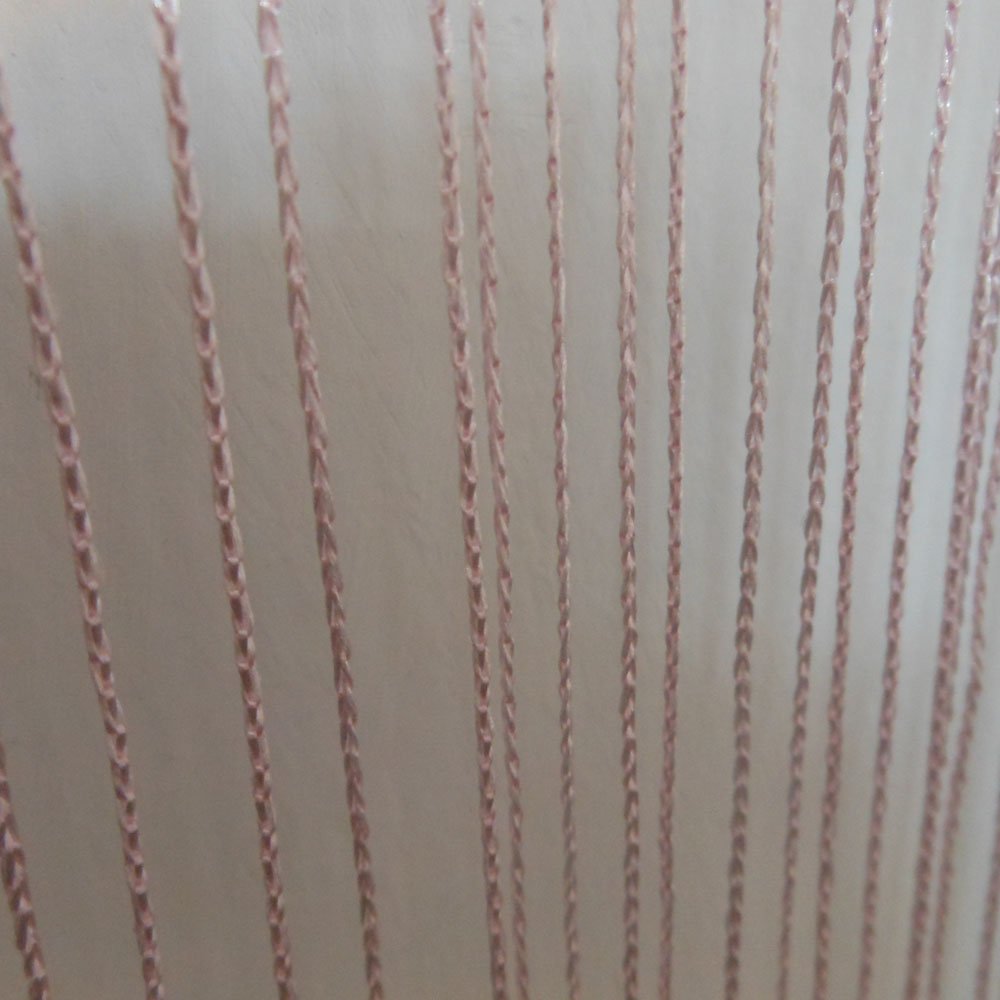100cm x 200cm Pink Decorative String Fringe Door Curtain - Room Divider, Window Screen Panel for Boho Bedroom, Living Room & Nursery Decor