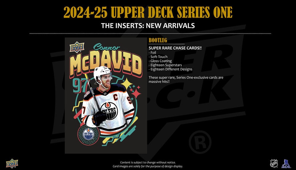 2025-26 Upper Deck Series 1 Hockey Tin - Premium NHL Trading Cards Collection (Pre-Order) | Perfect for Collectors, Investors & Hockey Fans