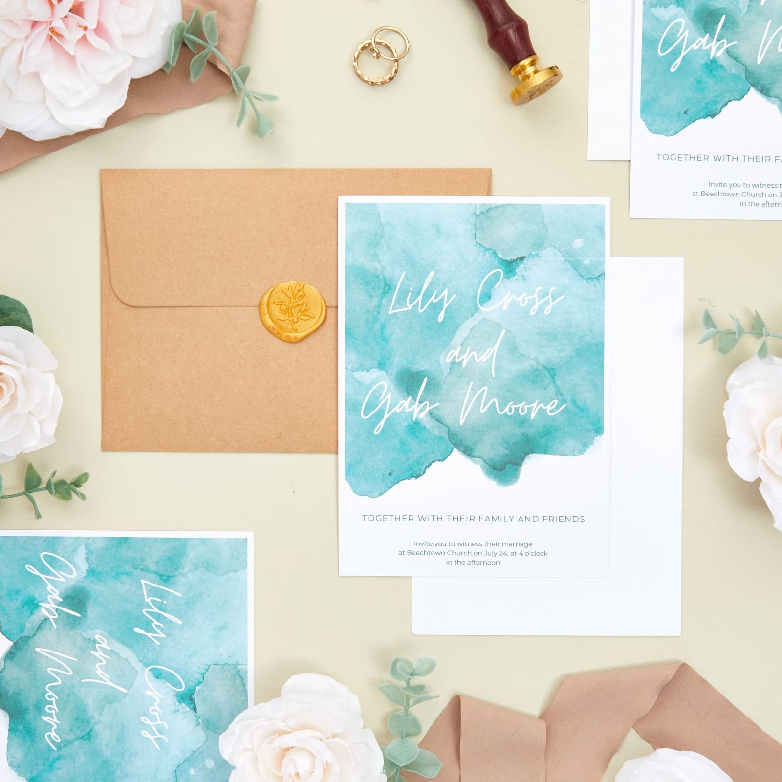 200 Pack Premium White 300 GSM / 110 lb Thick Cardstock Paper - Heavyweight Blank Cards for Wedding Invitations, DIY Crafts, Business Cards, Postcards & More (5x7 Inches) - Perfect for Printing, Scrapbooking & Professional Stationery