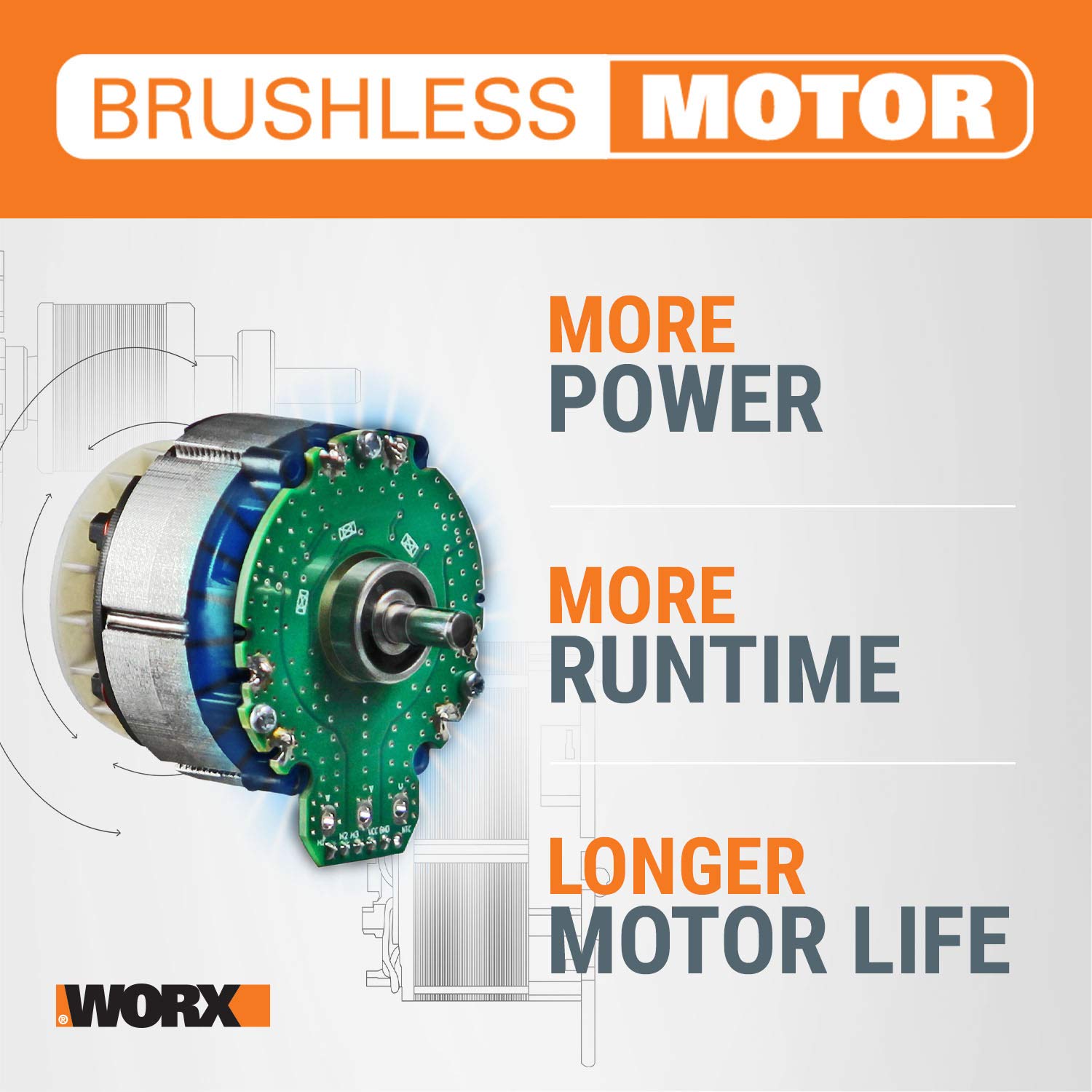 Worx WG384 40V 14-Inch Cordless Chainsaw with Auto-Tension & Power Share Technology - Includes Battery & Charger - Perfect for Tree Trimming, Firewood Cutting, and Yard Maintenance