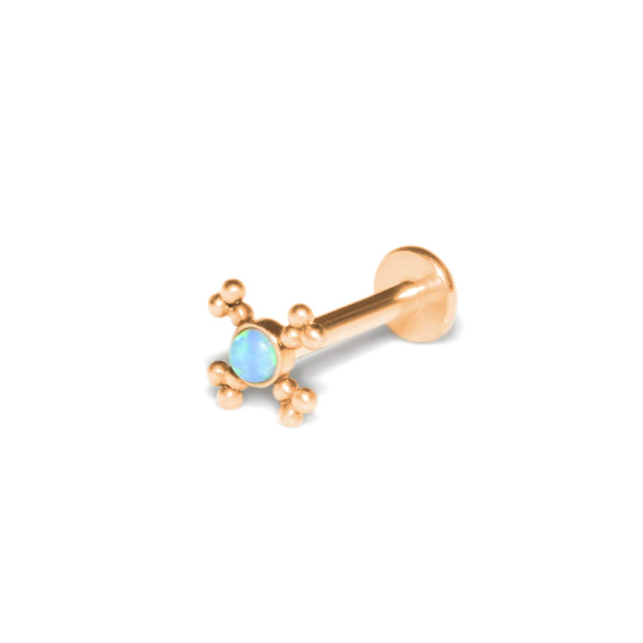 Surgical Steel Labret Piercing Jewelry - Internally Threaded Lip Ring, Monroe Stud & Opal Medusa Piercing for Women | Hypoallergenic Body Jewelry for Lip, Nose, Eyebrow Piercings | Perfect for Everyday Wear, Parties & Self-Expression
