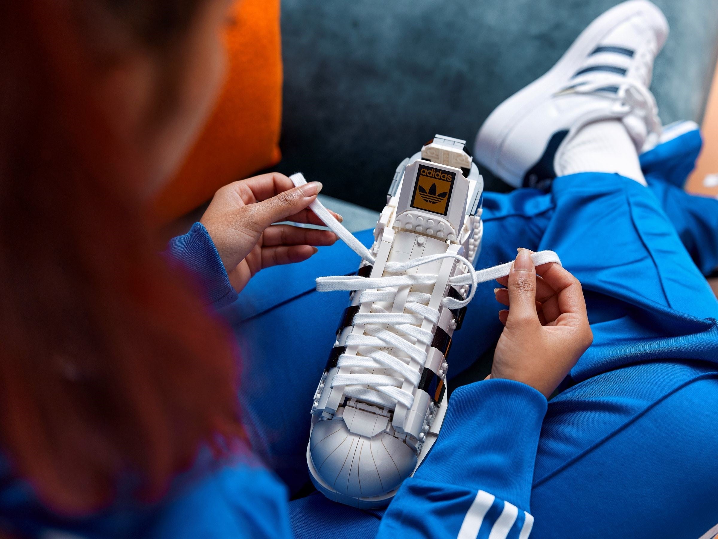 Original adidas Superstar LEGO Building Set 10282 - Collectible Sneaker Model for Adults - Perfect for Home Decor, Gift Ideas & LEGO Enthusiasts