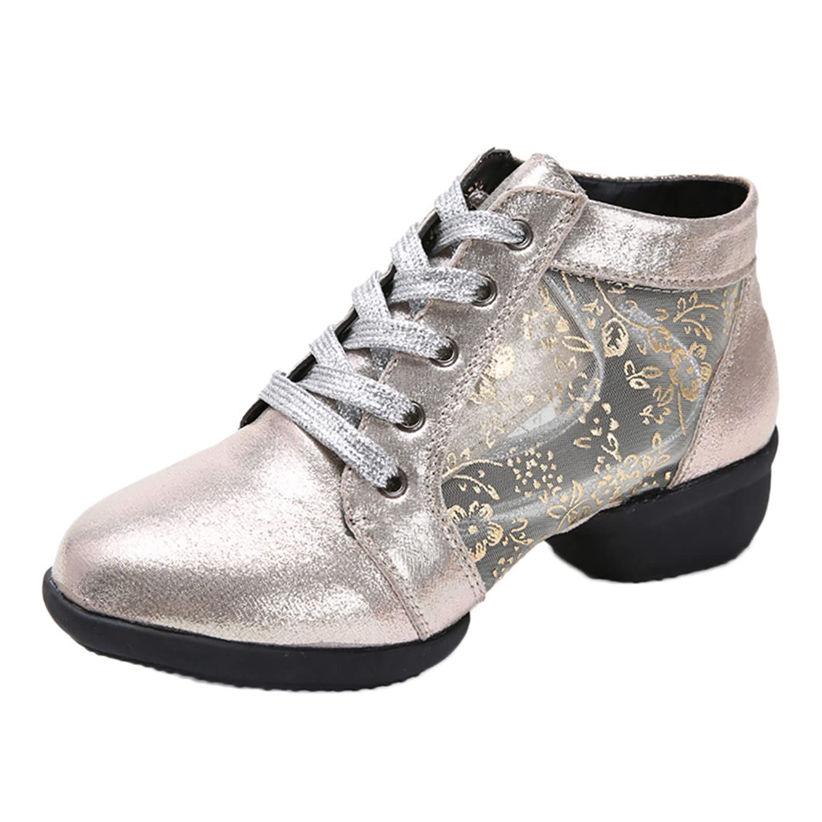 Women's Latin Dance Shoes - Comfortable Heeled Ballroom Salsa Sandals for Ladies | Perfect for Social Dancing, Performances & Practice