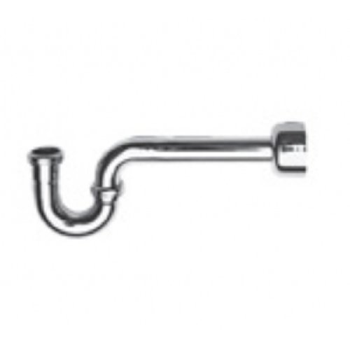 1-1/2 Inch P-Trap with Box Flange - Durable PVC Plumbing Pipe Fitting for Sink Drainage - Perfect for Kitchen, Bathroom & Laundry Room Installations