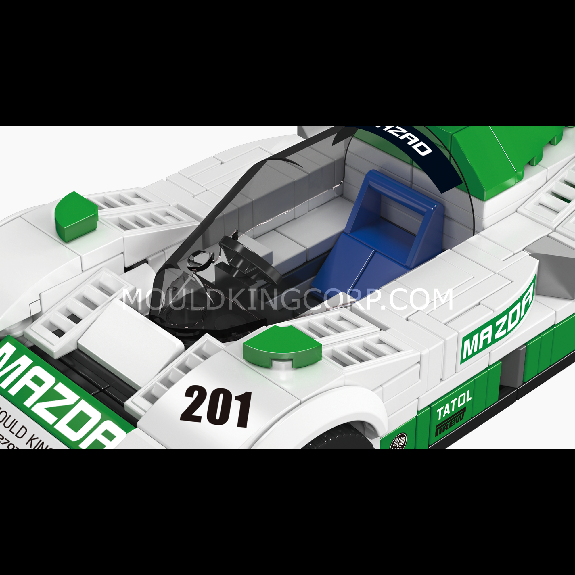 Mould King 27073 Race Car 787B Model Building Kit - 325 Piece Construction Set for Adults & Teens | Perfect for DIY Projects, Home Decoration & Collector Display