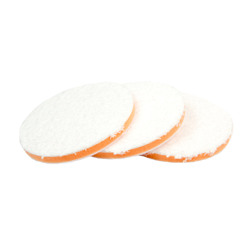 5.5 Inch Microfiber Buffing & Polishing Pads - 3 Pack for Car Detailing, Paint Correction & Wax Application - Perfect for Auto Enthusiasts & Professional Detailers