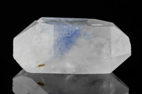 Raw Dumortierite in Quartz Crystal - Natural Metaphysical Stone, Healing Mineral Specimen for Home Decor & Spiritual Use | Perfect for Meditation, Reiki, and Crystal Healing
