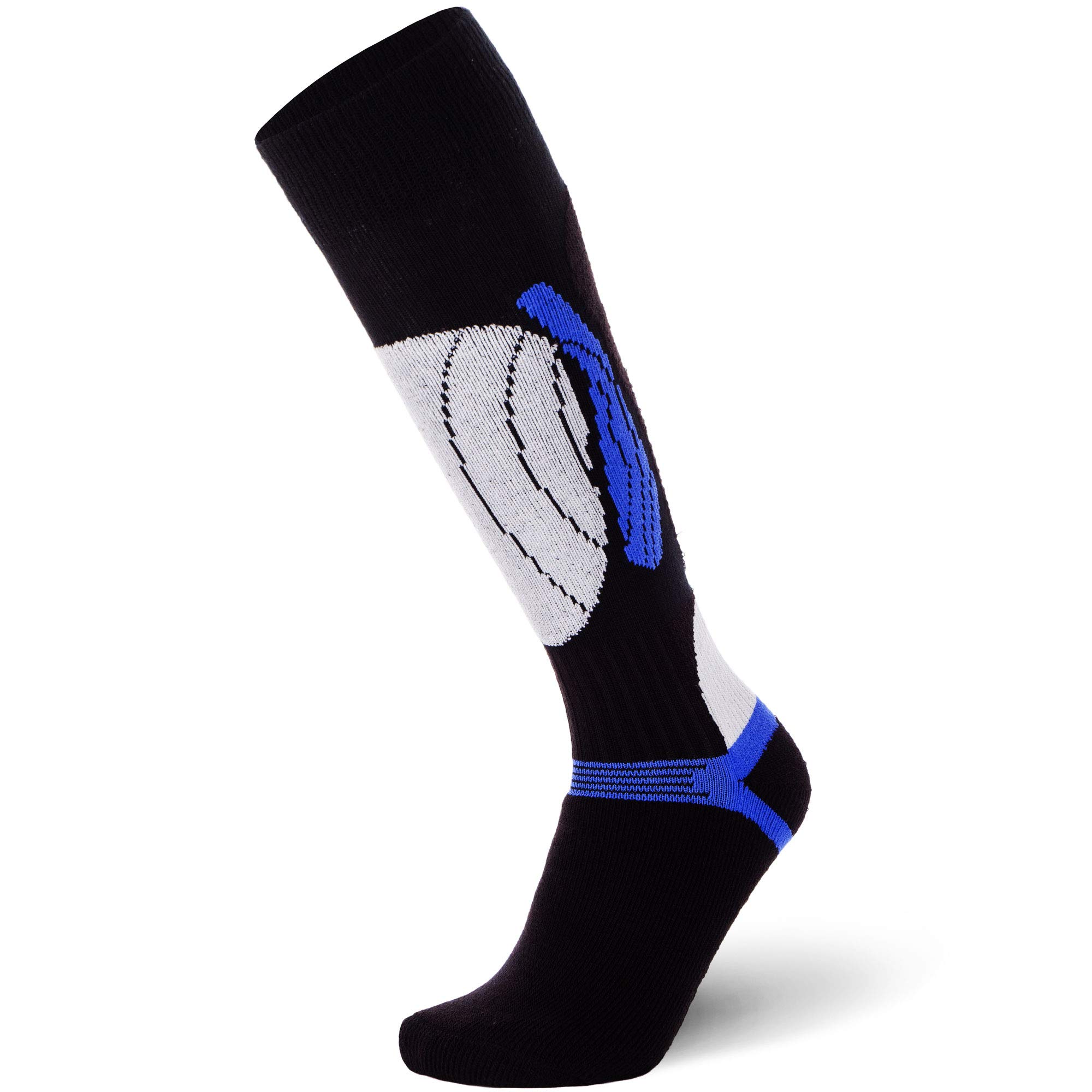Premium Merino Wool Ski Socks for Men & Women - Thermal Winter Snowboarding Socks with Cushioning & Arch Support - Perfect for Skiing, Snowboarding & Cold Weather Outdoor Activities