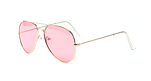 Gold Frame/Pink Lens