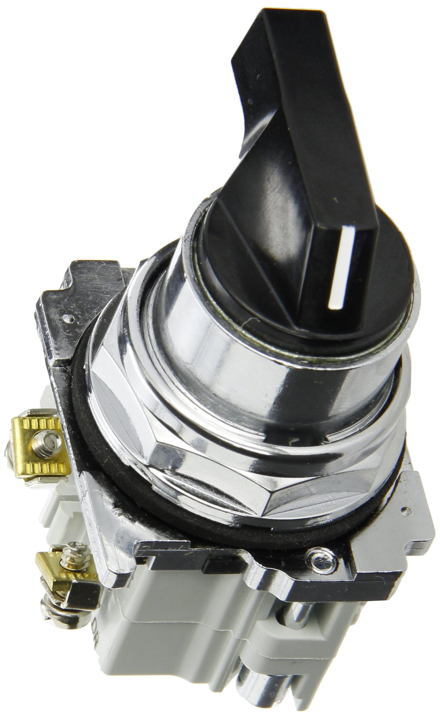 Eaton 10250T21LB 3-Position Selector Switch - SPST-NO/1NO Contacts with Lever Handle - Perfect for Industrial Control Panels, Machinery & Automation Systems