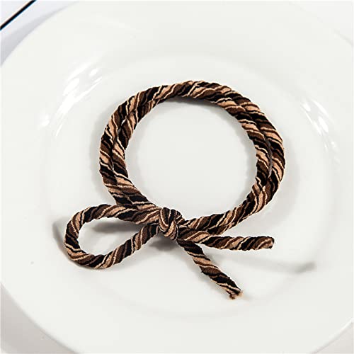 Stylish Ice Cream Hair Bands - Soft Elastic Hair Rings & Hair Ties for Women & Girls - Perfect for Ponytails, Braids & Everyday Hairstyles