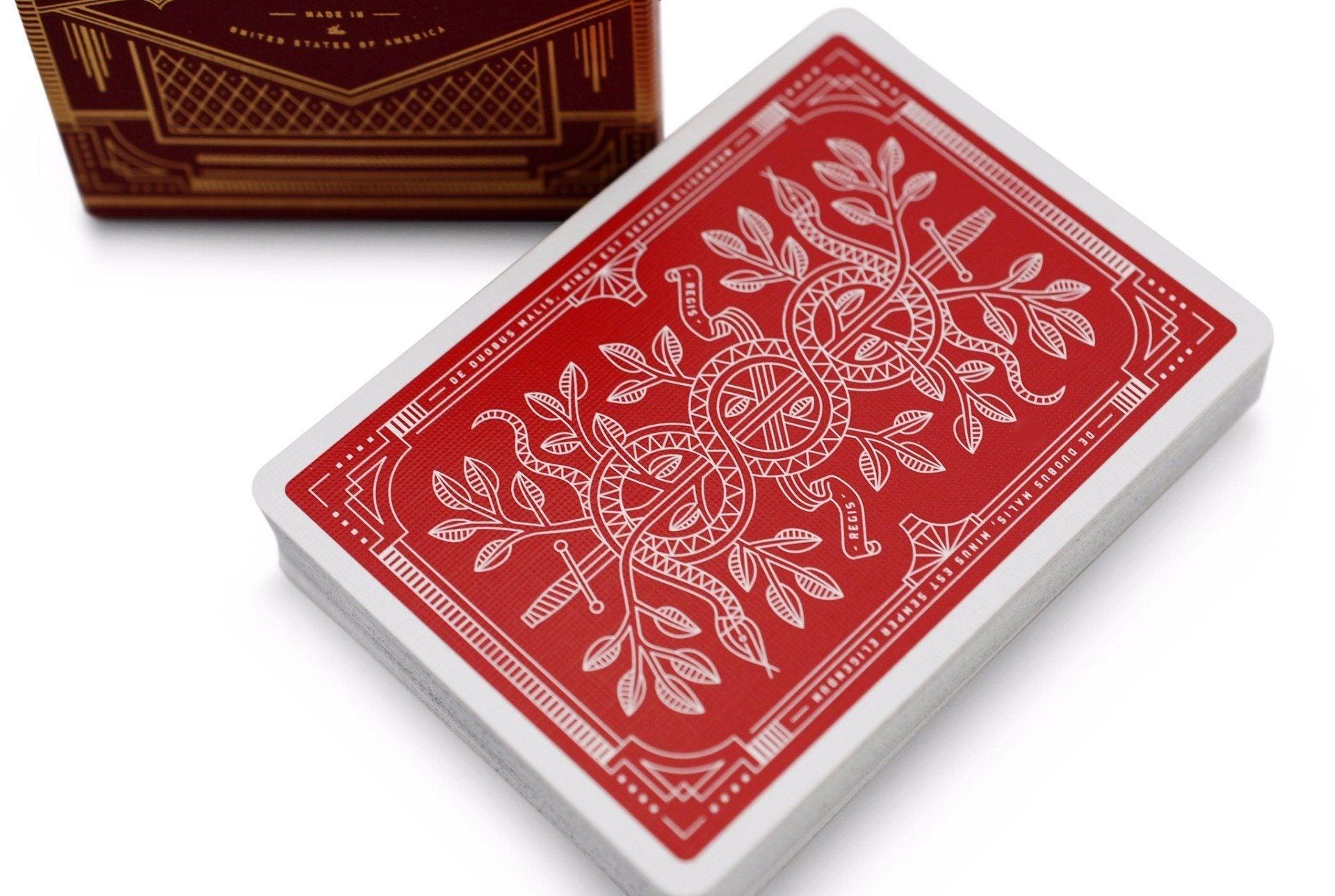 Red Monarchs Limited 1st Edition Playing Cards - Premium Collectible Card Deck for Magic Tricks, Poker Games & Cardistry - Perfect for Card Collectors and Magicians