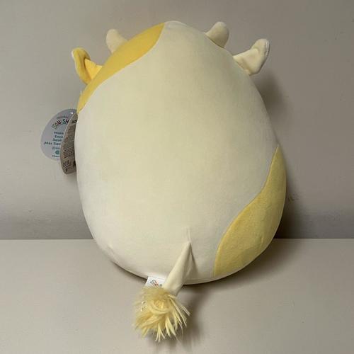 11'' Squishmallows Dagmar The Lemon Cow Plush Toy - Soft Yellow & White Stuffed Animal for Kids, Collectors | Perfect for Cuddling, Room Decor, Gifts & Stress Relief