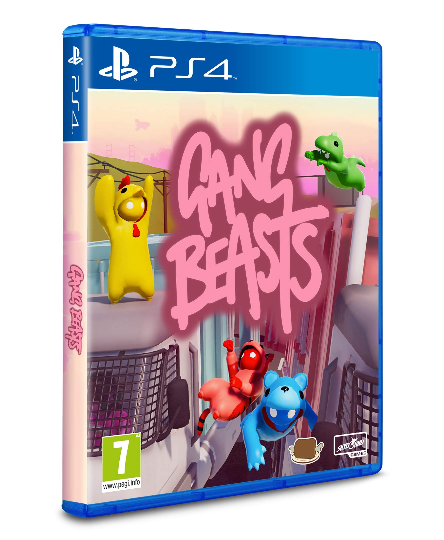 Gang Beasts PS4 Game - Multiplayer Party Fighting Video Game for PlayStation 4 | Fun for Game Nights, Family Gatherings & Friends Hangouts