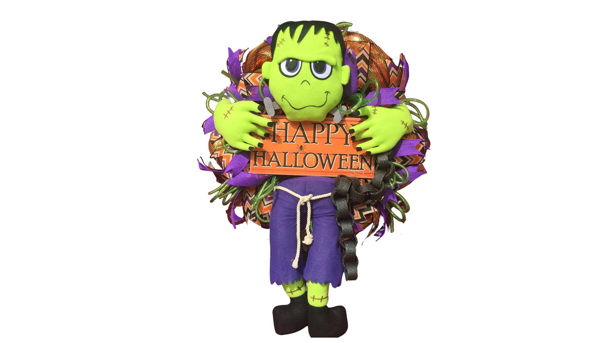 Frankenstein Halloween Wreath - Extra Large 36