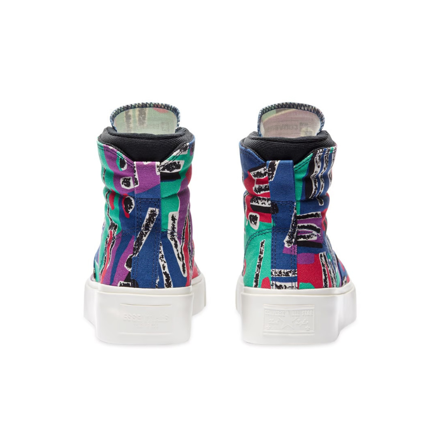 Fear of God x Converse Skid Grip Hi Limoges Simply Green Egret Sneakers - Men's High-Top Basketball Shoes for Streetwear & Casual Outfits