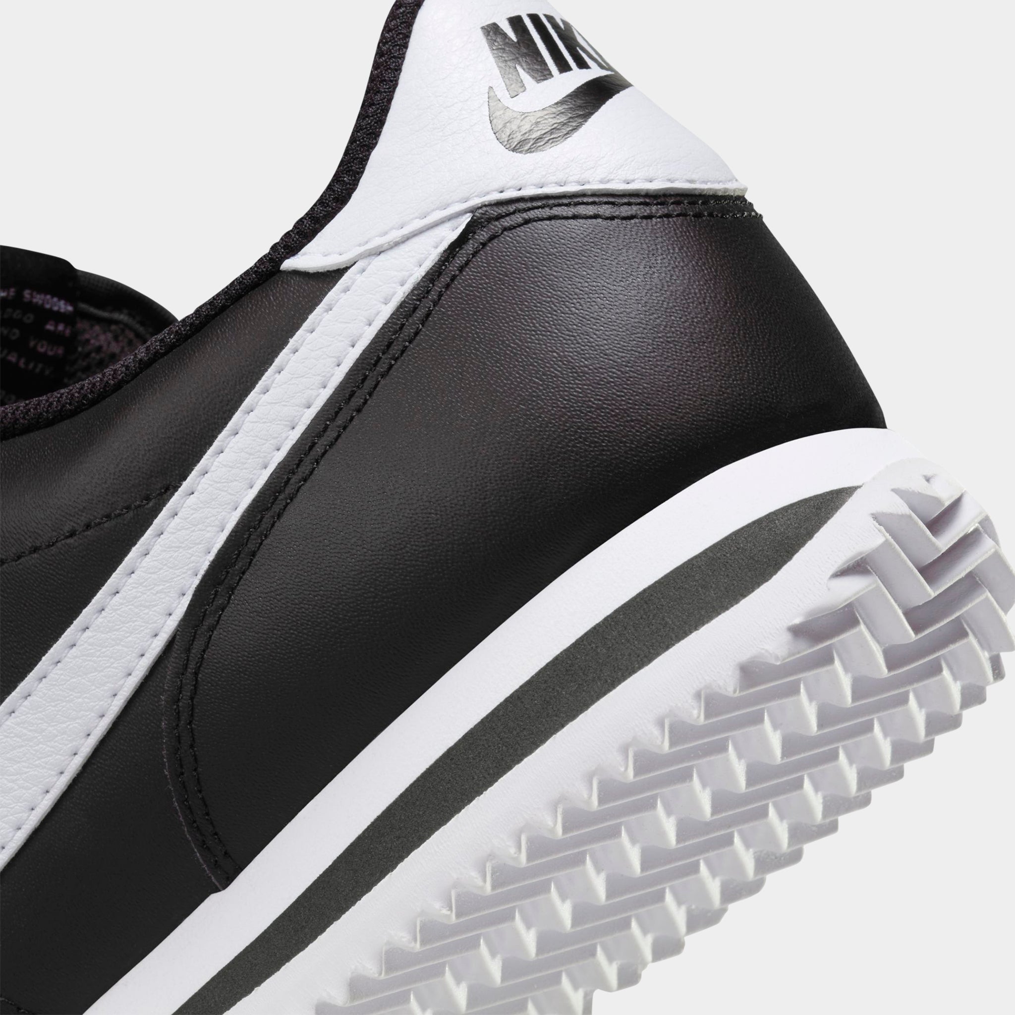 Nike Women's Cortez Classic Running Shoes - Black & White Retro Sneakers for Casual Wear, Workout & Street Style