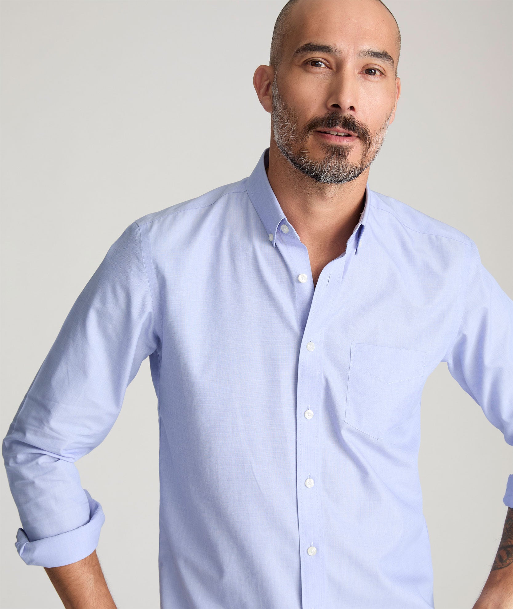 Wrinkle-Free Hillside Select Shirt for Men - Premium Comfort Casual & Business Wear - Perfect for Office, Travel, and Outdoor Activities