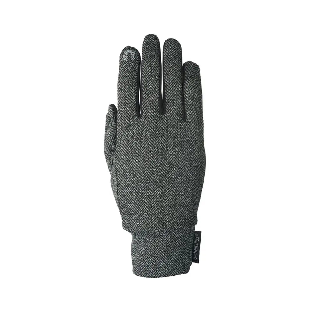Herringbone Touchscreen Gloves for Men & Women - Winter Warm Liner Gloves with Touchscreen Compatibility - Perfect for Skiing, Running, and Outdoor Activities