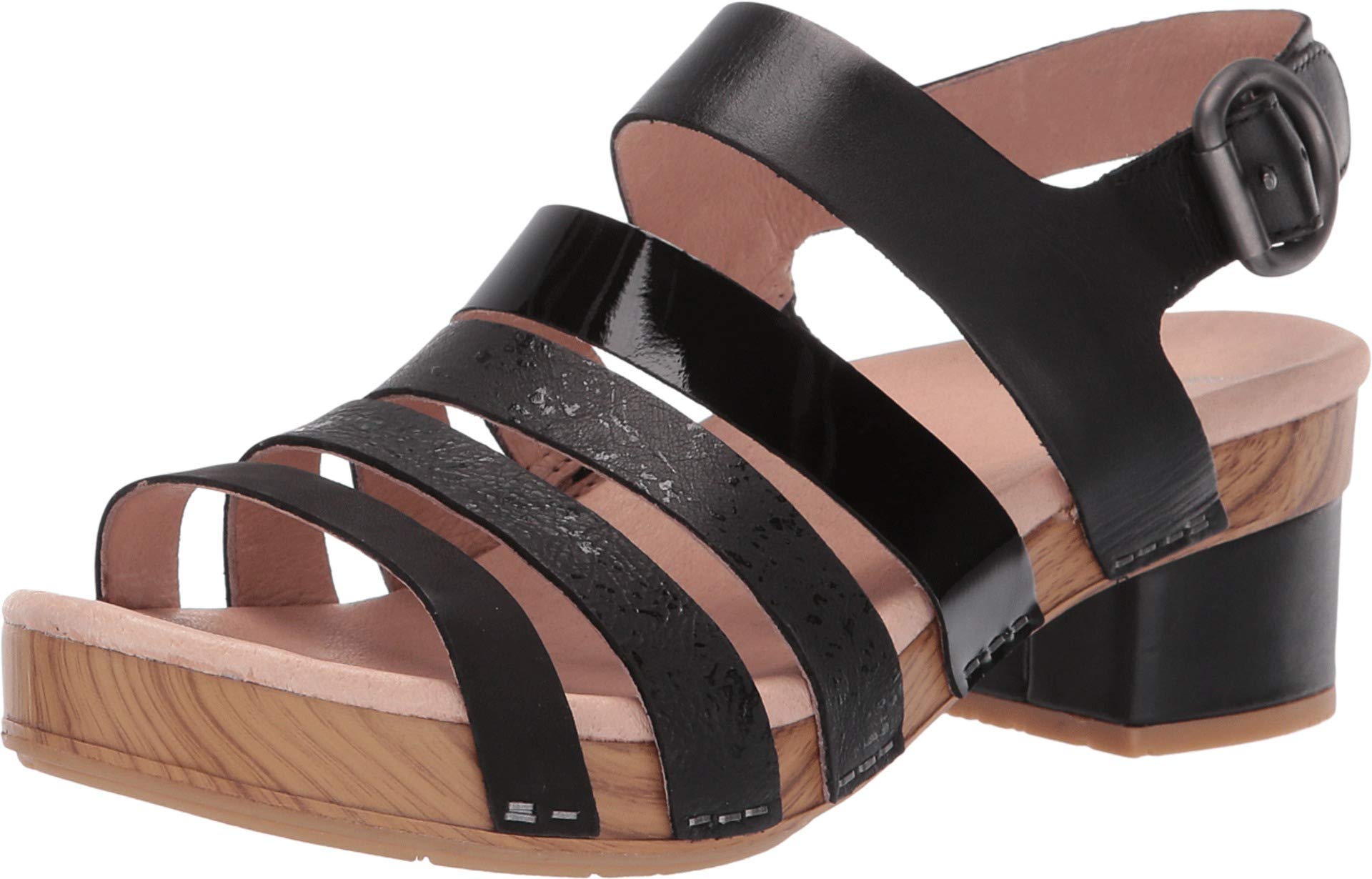 Dansko Women's Maribeth Comfortable Leather Sandals - Slip-Resistant & Arch Support for Walking, Work & Outdoor Activities