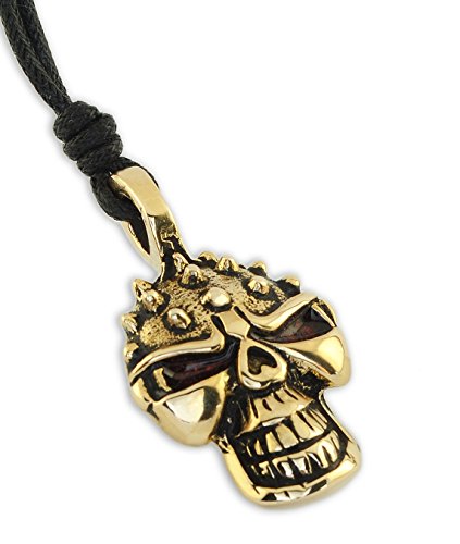 Gothic Skull-2-Brass-Cotton