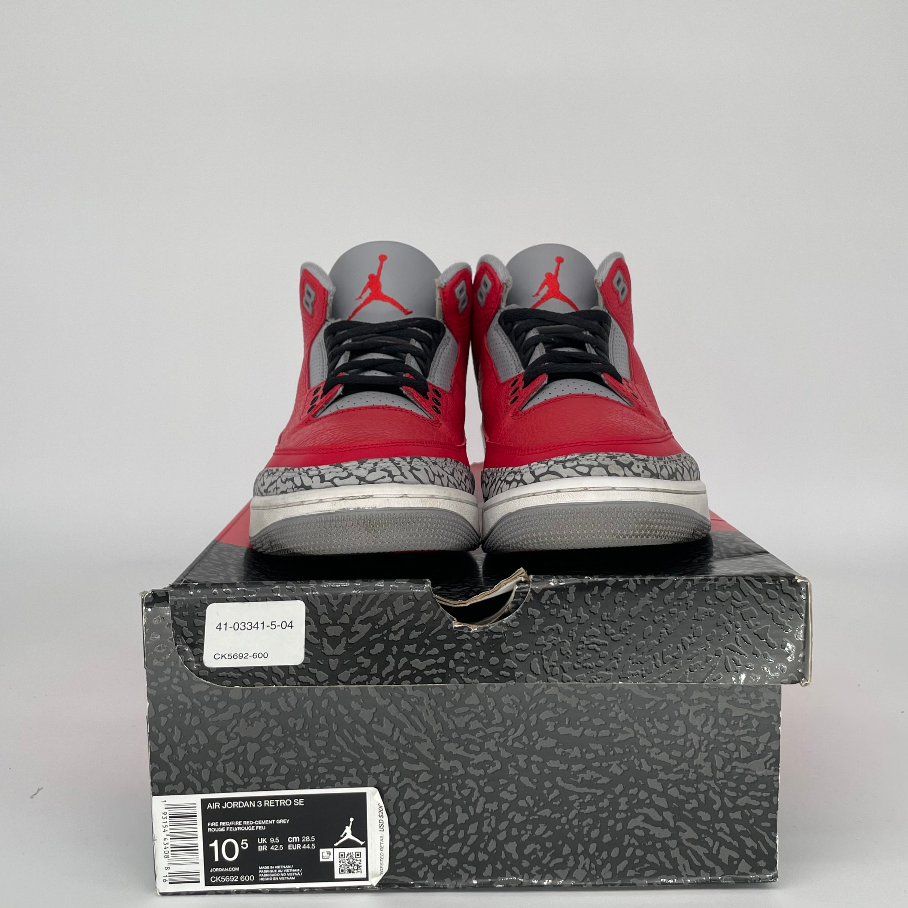 AIR JORDAN 3 UNITE Retro Basketball Shoes Men's Size 10.5 - Style CK5692-600 | Authentic Nike Sneakers for Running, Gym & Streetwear Fashion