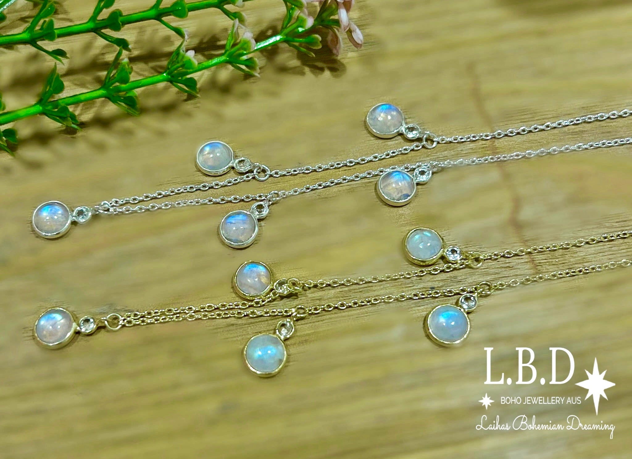 Eternal Topaz and Moonstone Choker Necklace for Women - Elegant Layered Statement Jewelry for Wedding, Party & Evening Wear