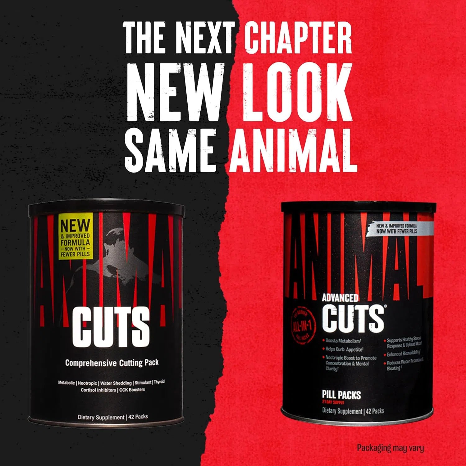 Animal Cuts Fat Burner & Weight Loss Supplement for Men & Women - Boost Energy & Metabolism for Gym Workouts & Fitness Goals