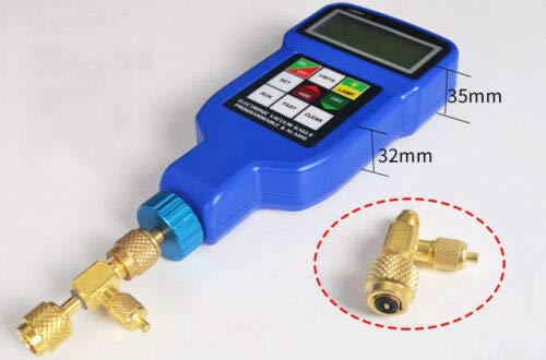 TOPCHANCES Digital Refrigerant Vacuum Gauge Tester WK-VG88 - Programmable HVAC Manifold Gauge with Alarm for AC Repair, Automotive & Refrigeration Systems