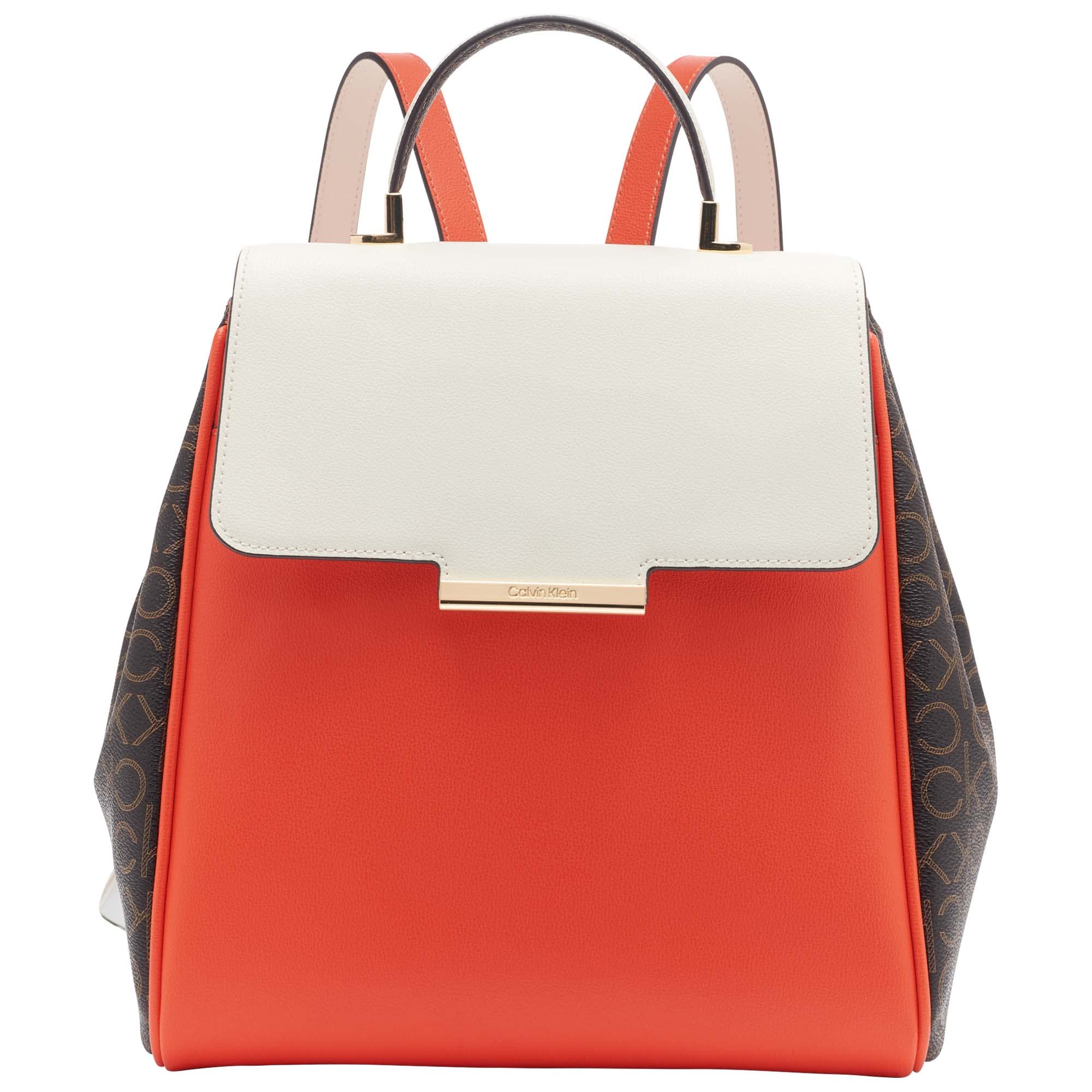 Calvin Klein Nolan Top Handle Backpack for Women & Men - Stylish Laptop Backpack for Work, School, Travel & Everyday Use