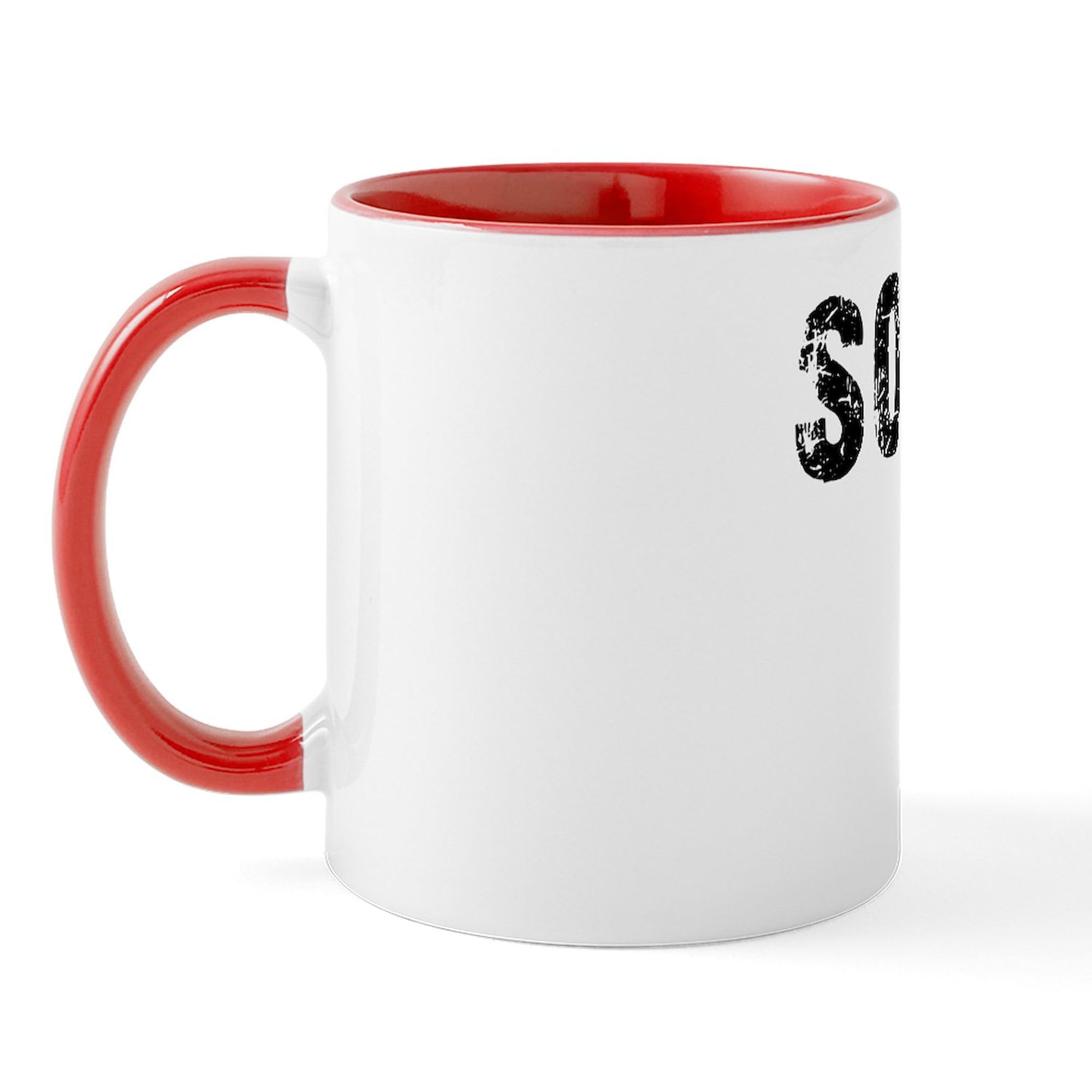 Socialist Mugs Set of 3 - 11 oz (325 ml) Ceramic Coffee Cups for Tea & Hot Drinks - Perfect for Home, Office & Political Discussions - CafePress