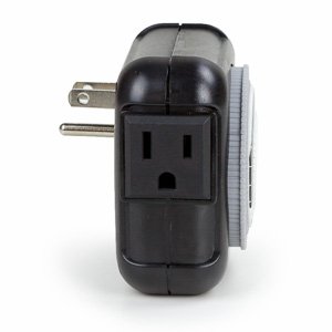 24-Hour Mechanical Grounded Timer with 15-Minute Intervals - Perfect for Home Appliances, Grow Lights, and Holiday Decorations