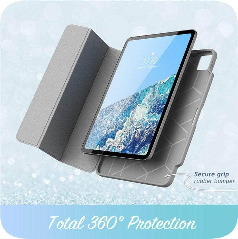 Premium I BLASON iPad Pro 12.9 Case (2020) - Cosmo Full Body Trifold Stand Marble Protective Cover | Perfect for Work, Travel & Home Use