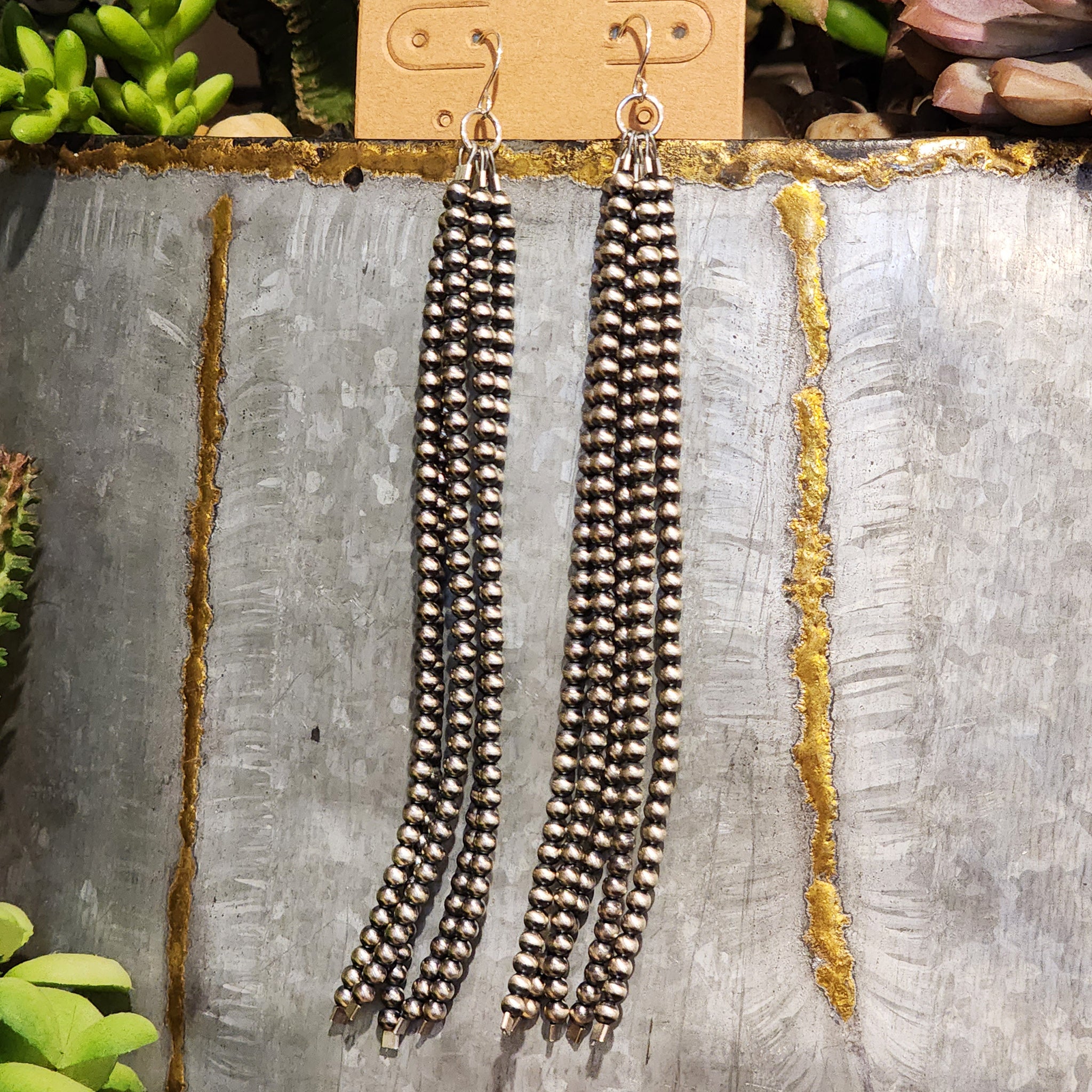 Lee Pearl Tassel Earrings - Elegant Dangle Drop Earrings for Women | Perfect for Parties, Weddings & Special Occasions