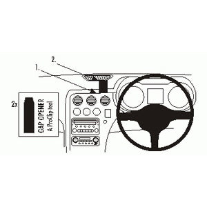 No-Drill Center Dash Mount for Alfa Romeo 159 (2006-2013), Brera (2006-2011) & Spider GTV (2006-2011) - Universal Phone Holder for Easy Navigation & Hands-Free Driving
