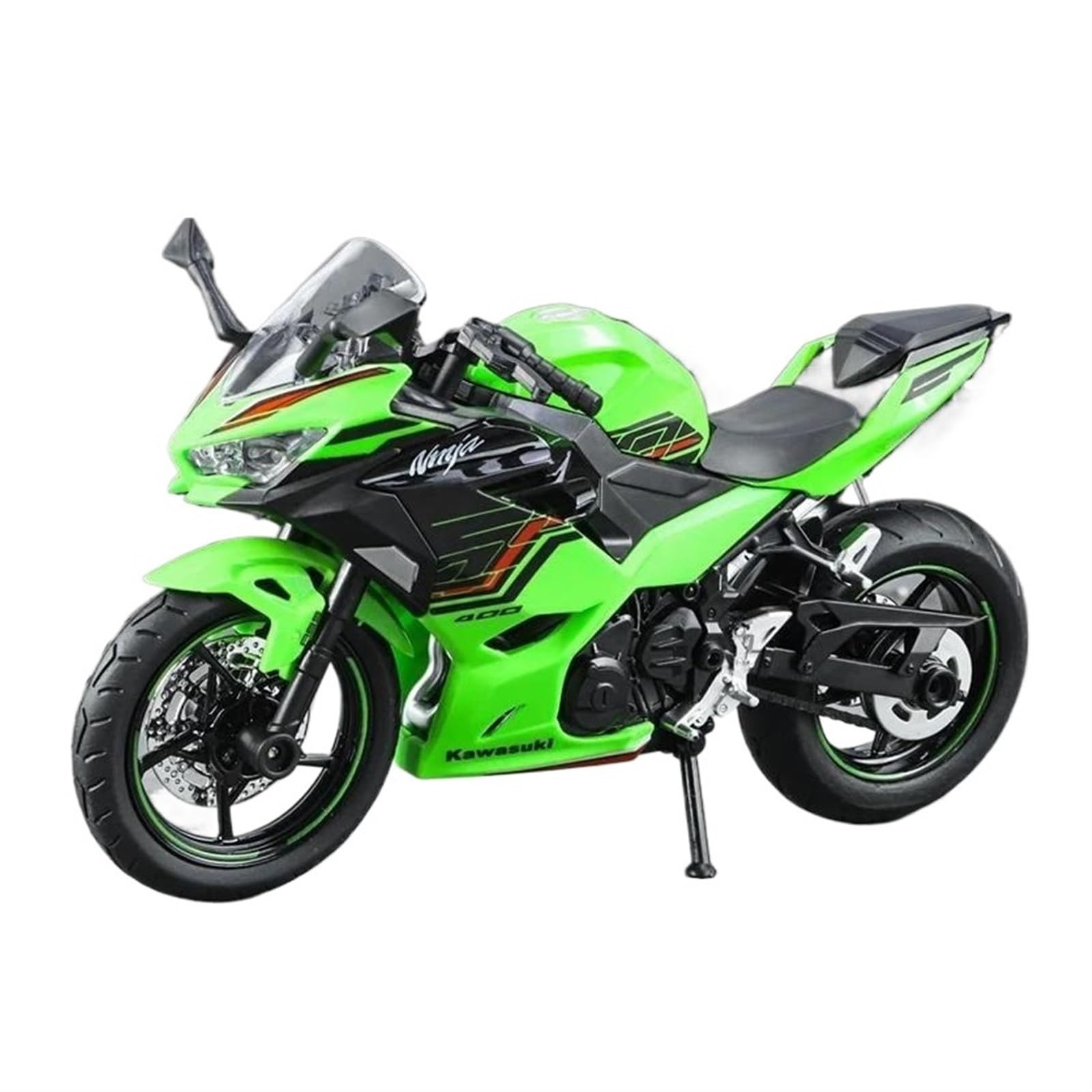1/12 Kawasaki Ninja 400 Die-Cast Motorcycle Model - Metal Toy with Sound & Light for Sports Fans